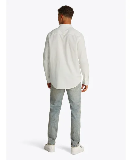 Tommy Jeans Overhemd Linen Blend Regular Fit