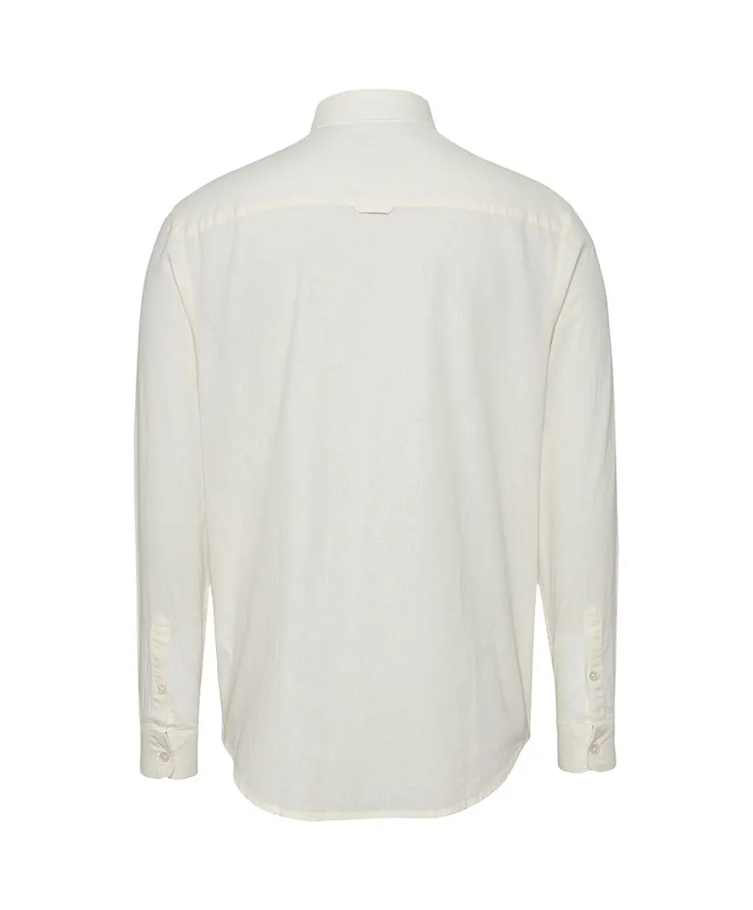 Tommy Jeans Overhemd Linen Blend Regular Fit