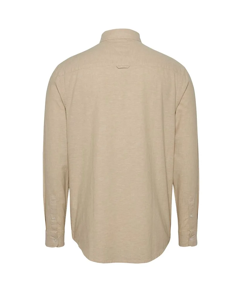 Tommy Jeans Overhemd Linen Blend Regular Fit