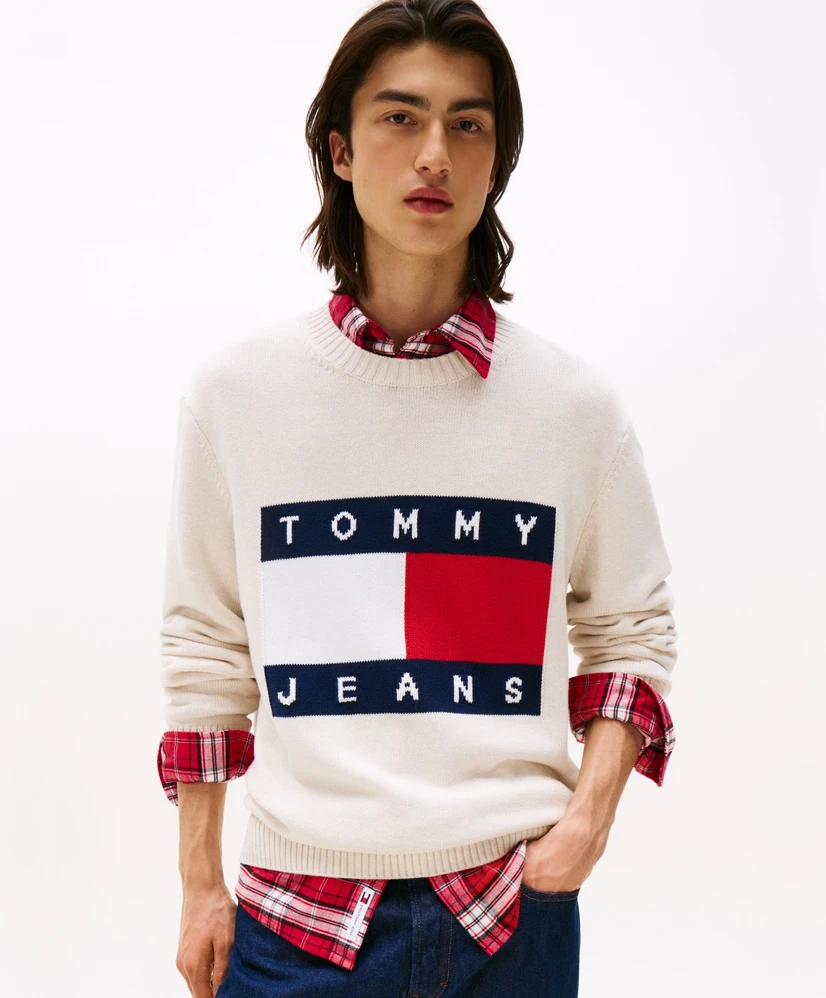 Tommy Jeans Trui Flag