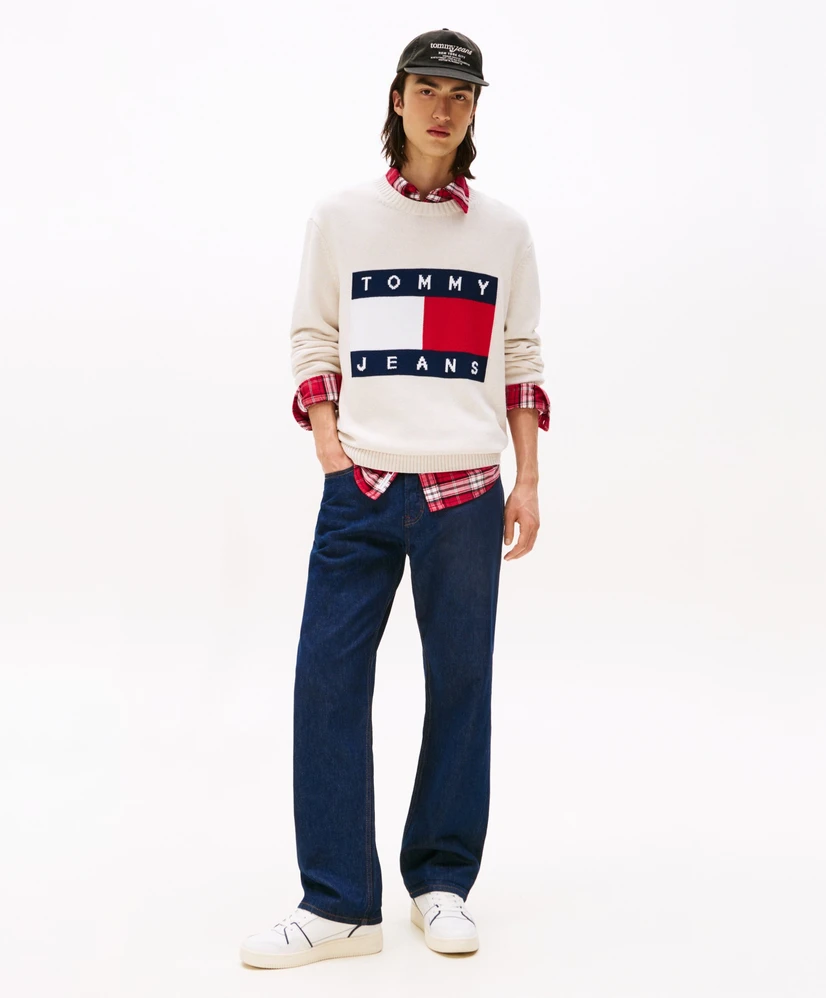 Tommy Jeans Trui Flag