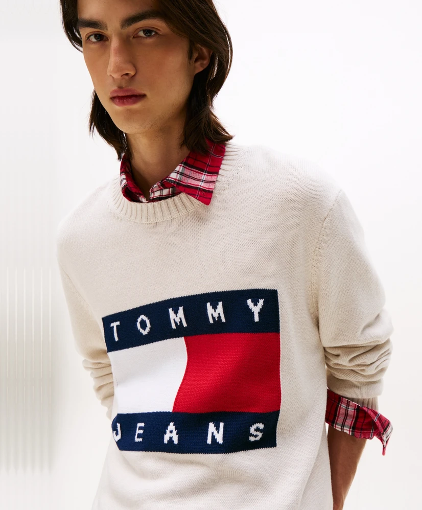 Tommy Jeans Trui Flag