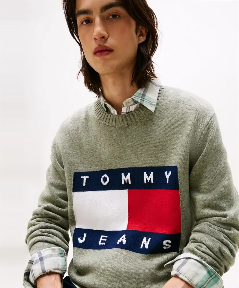 Tommy Jeans Trui Flag