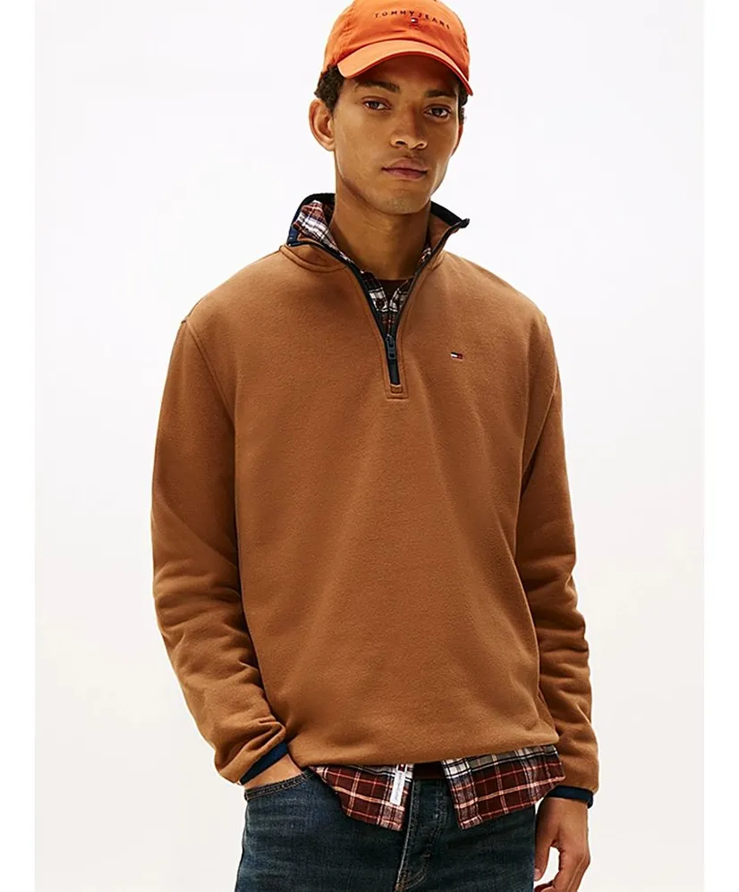 Tommy Jeans Trui Half-Zip Effen