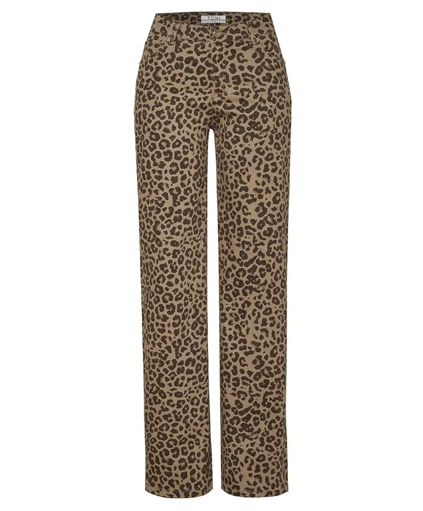 TONI Broek Ella Wide Leg Leopard