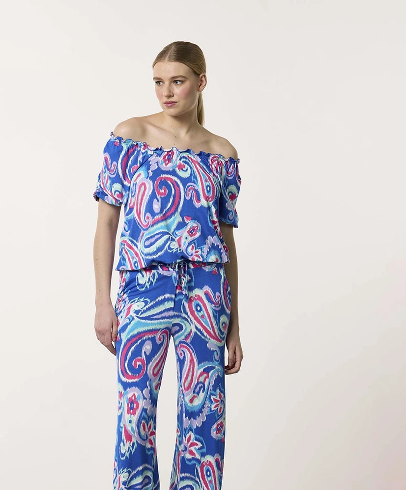 Tramontana Blouse Jersey Big Paisley