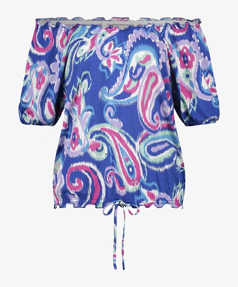 Tramontana Blouse Jersey Big Paisley