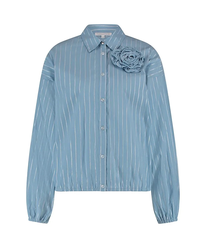 Tramontana Blouse Lurex-Striped