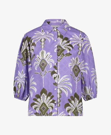 Tramontana Blouse Purple Palm