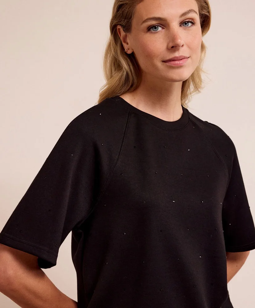 Tramontana Sweater Technical Rhinestones