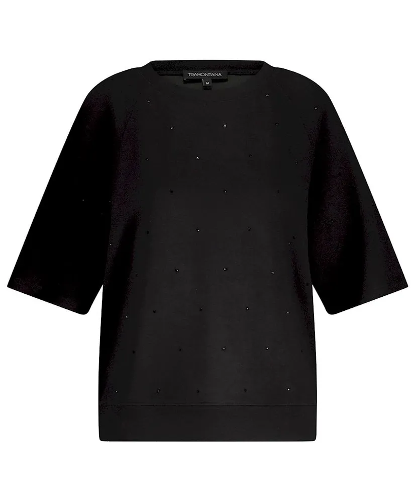 Tramontana Sweater Technical Rhinestones