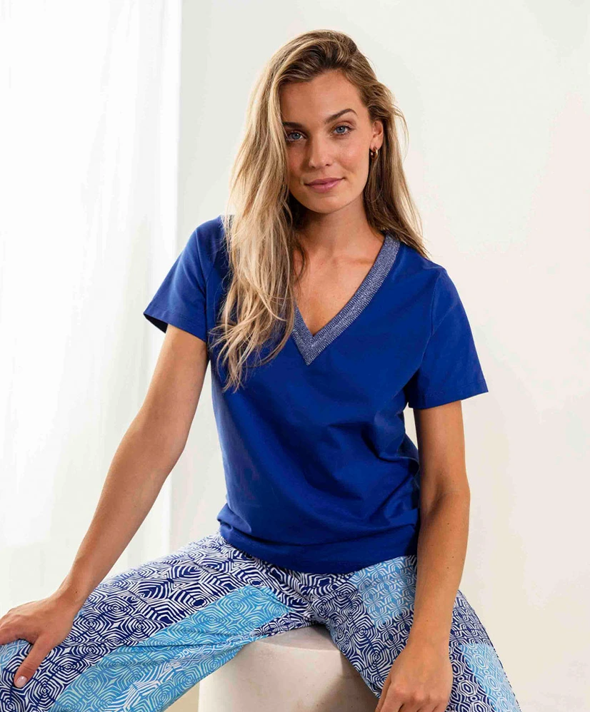Tramontana T-shirt Lurex Tape