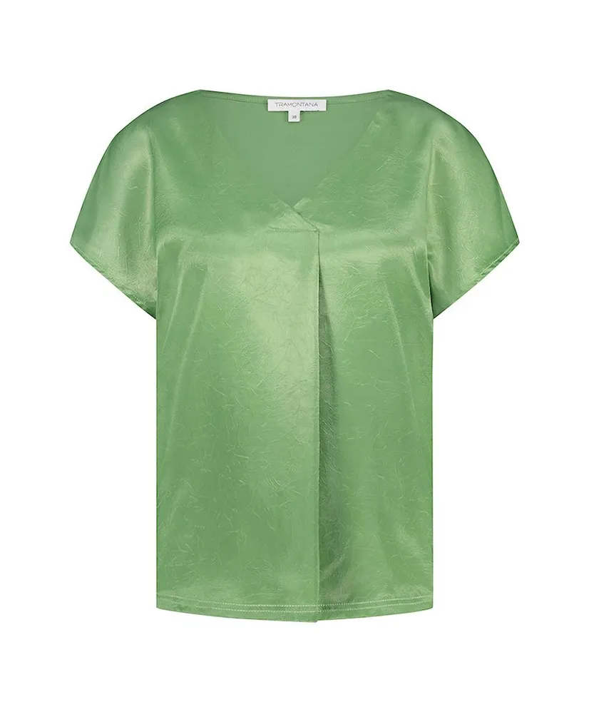 Tramontana Top Crinkled Satin