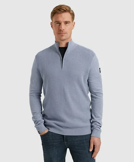 Vanguard Half Zip Trui Mouline