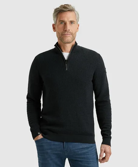 Vanguard Half Zip Trui Mouline