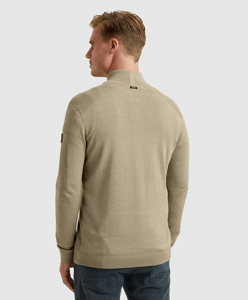 Vanguard Half Zip Trui Mouline