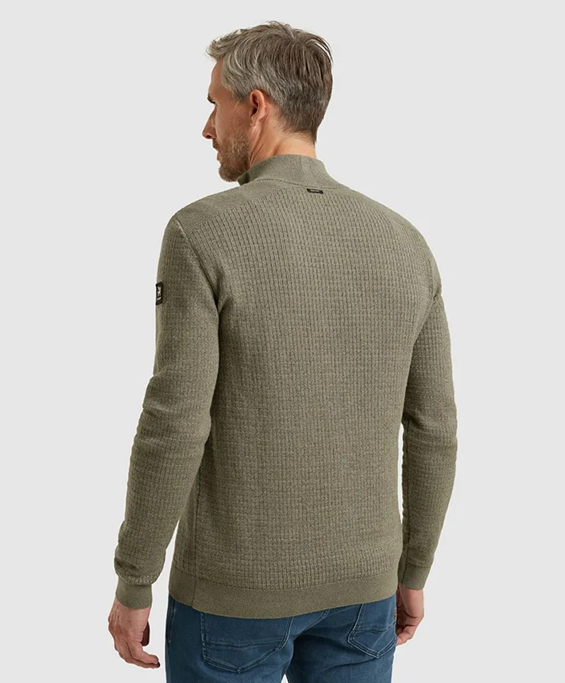 Vanguard Half Zip Trui Mouline