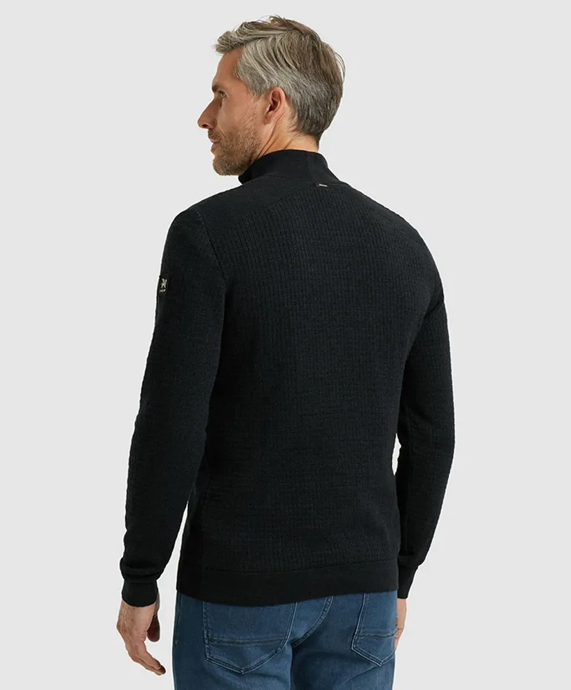 Vanguard Half Zip Trui Mouline