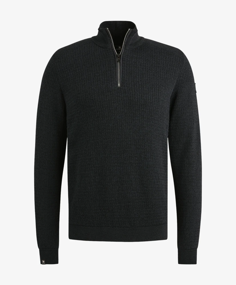 Vanguard Half Zip Trui Mouline