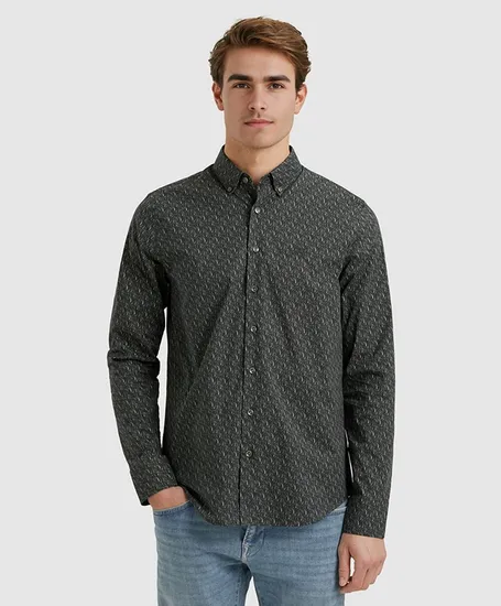 Vanguard Overhemd Allover Print Slim Fit