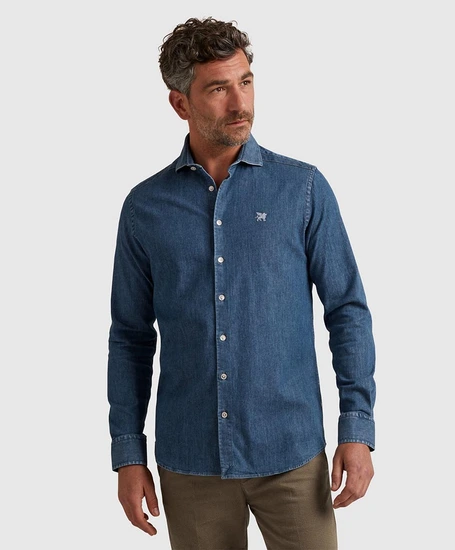Vanguard Overhemd Denim Stretch