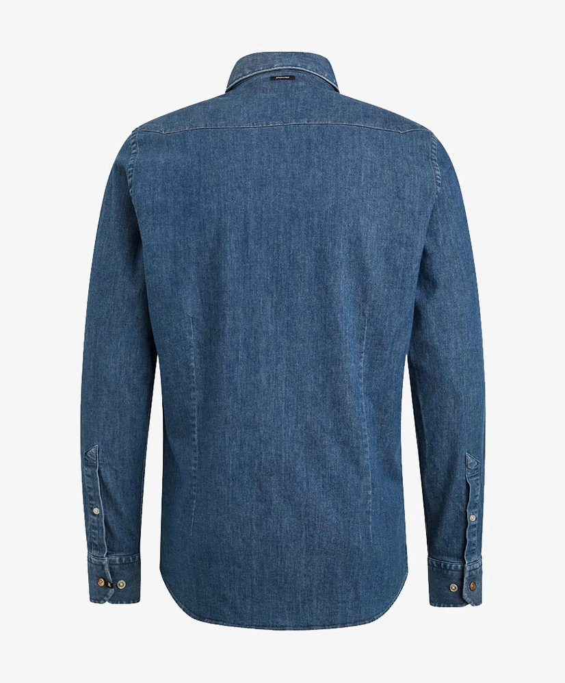 Vanguard Overhemd Denim Stretch