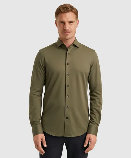 Vanguard Overhemd Effen Regular Fit