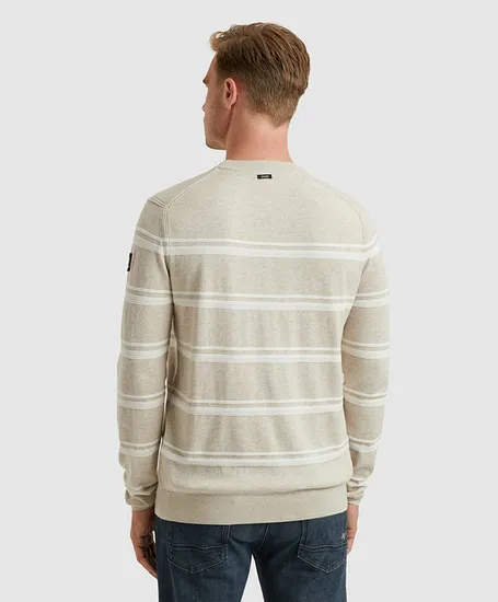 Vanguard Trui Stripe Melange