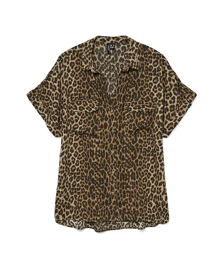 VERO MODA Blouse Bumpy Leopard