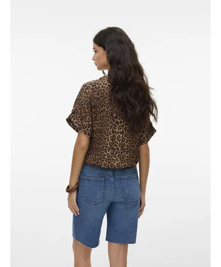 VERO MODA Blouse Bumpy Leopard