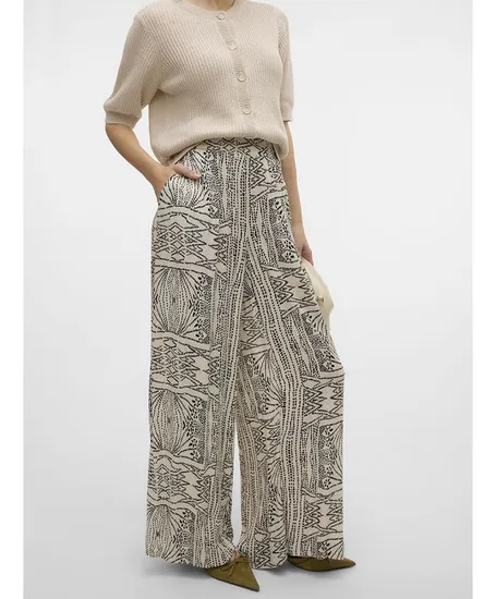 VERO MODA Broek VMMENNY HW WIDE PANTS WVN GA