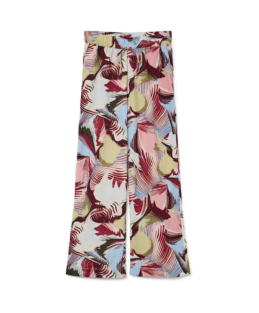 VERO MODA Broek VMRUBY FIE MW STRAIGHT PANT WVN GA