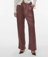 VERO MODA Broek VMSESIL HW WIDE SATIN PANT