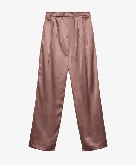 VERO MODA Broek VMSESIL HW WIDE SATIN PANT