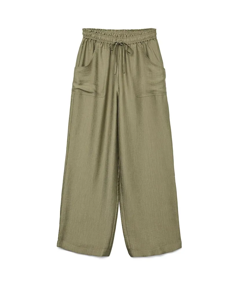 VERO MODA Broek VMTOMA HW STRAIGHT PANTS WVN