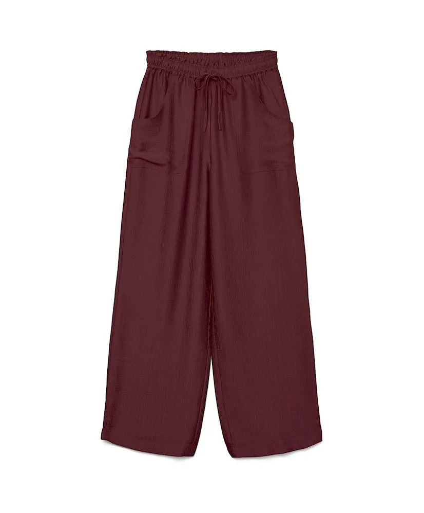 VERO MODA Broek VMTOMA HW STRAIGHT PANTS WVN
