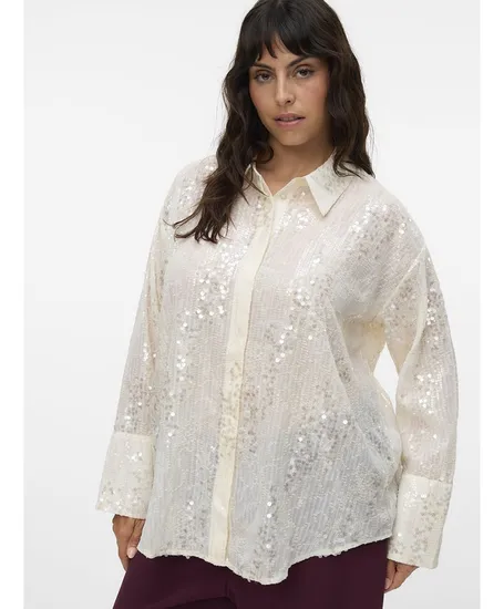 VERO MODA CURVE Blouse Sus Sequins
