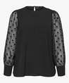 VERO MODA CURVE Curvy Top VMCALVA DETAIL LS TOP WV