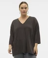 VERO MODA CURVE Curvy Top VMCKANVA 3/4 V-NECK TOP