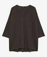 VERO MODA CURVE Curvy Top VMCKANVA 3/4 V-NECK TOP