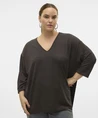VERO MODA CURVE Curvy Top VMCKANVA 3/4 V-NECK TOP