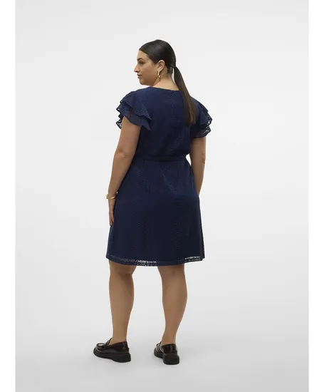 VERO MODA CURVE Jurk Honey