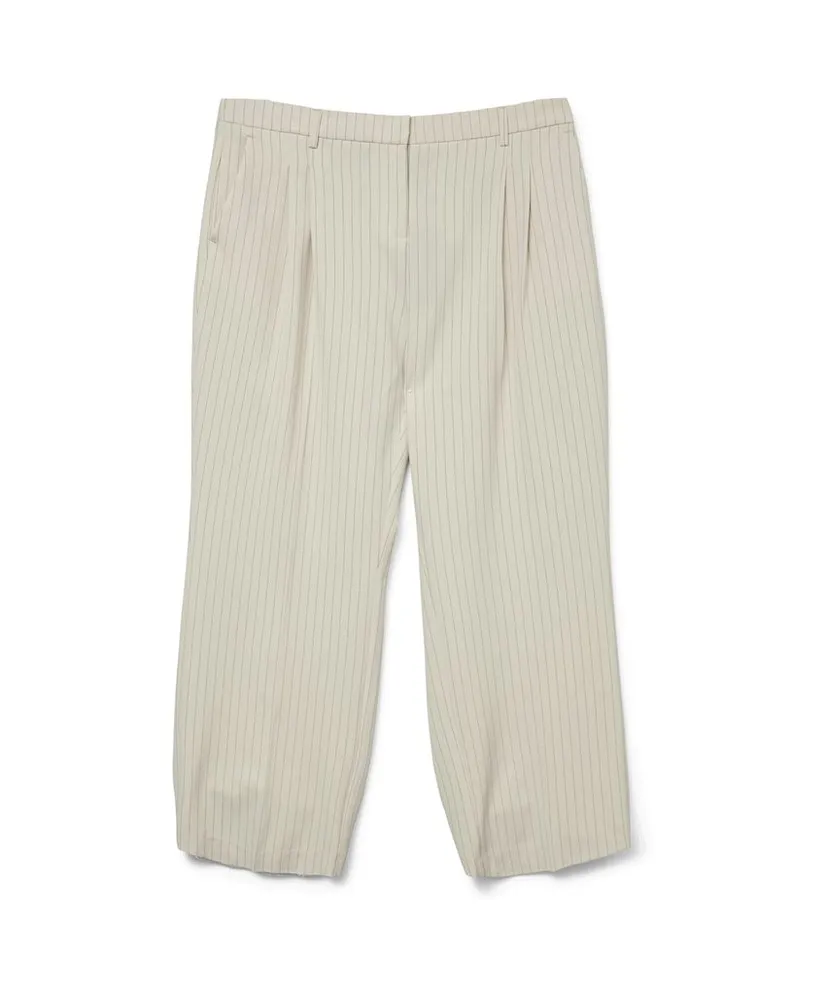 VERO MODA CURVE Pantalon Troian Wide Leg Pinstripe