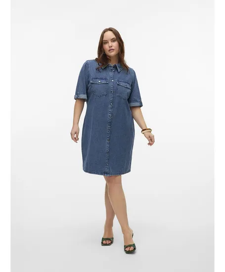 VERO MODA CURVE Spijkerjurk Jennie