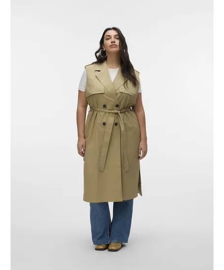 VERO MODA CURVE Trenchcoat Gilet Lea