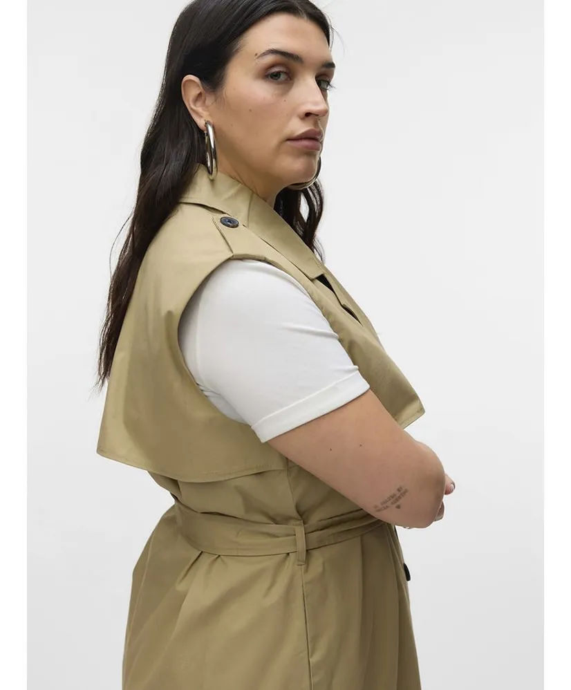 VERO MODA CURVE Trenchcoat Gilet Lea