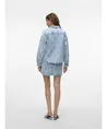 VERO MODA Spijker Blouse Hayden Oversized Fit