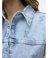 VERO MODA Spijker Blouse Hayden Oversized Fit