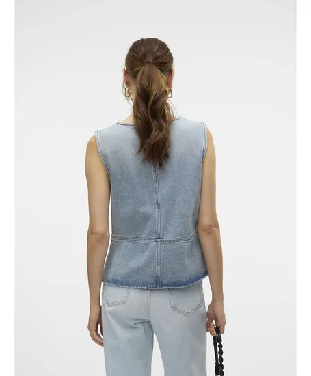 VERO MODA Spijker Gilet Siola