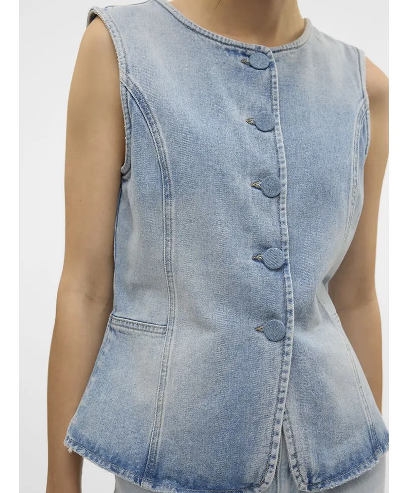 VERO MODA Spijker Gilet Siola